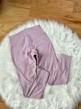 lululemon Double Thick High Waist Pale Lilac Align Leggings Size 10